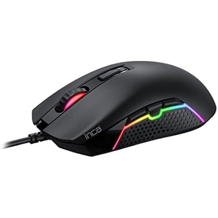Souris Optique – INCA – IMG-GT14 Pro – 3600 DPI – LED RVB – 7 Boutons