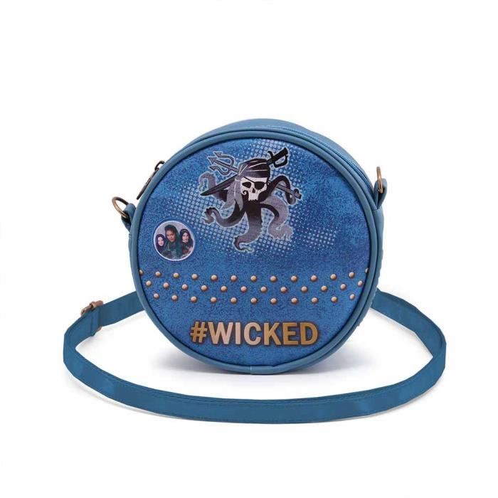 Descendants 3 Bleu ??meraude Sac ?� Bandouli?�re Rond, One Size Bleu - Cdiscount Bagagerie 
