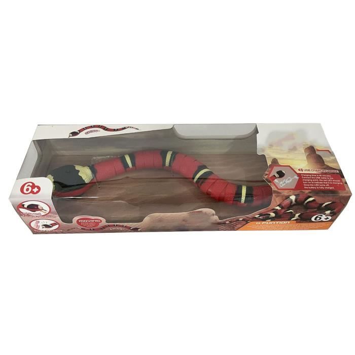 keenso jouet serpent à détection intelligente jouet pour chat serpent, jouet électrique pour chat, détection animalerie jouet