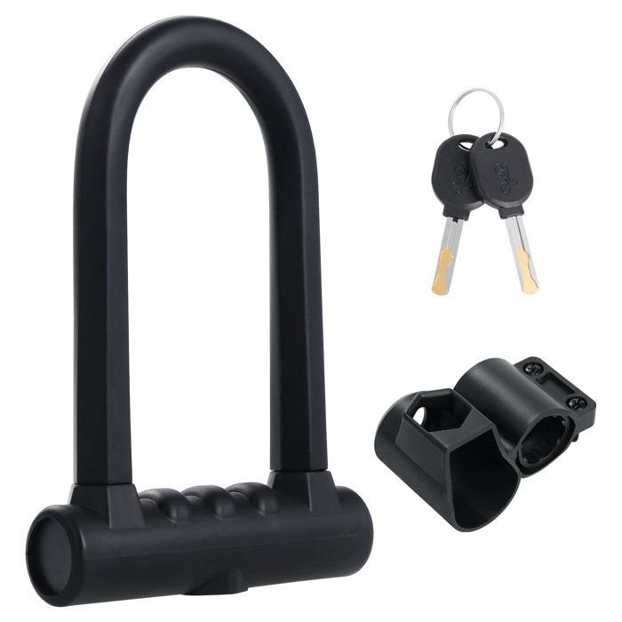 Cadenas Antivol en U pour Vélo Trottinette Électrique, Antivol Vélo Moto en  Acier Allié, Noir - Cdiscount Sport