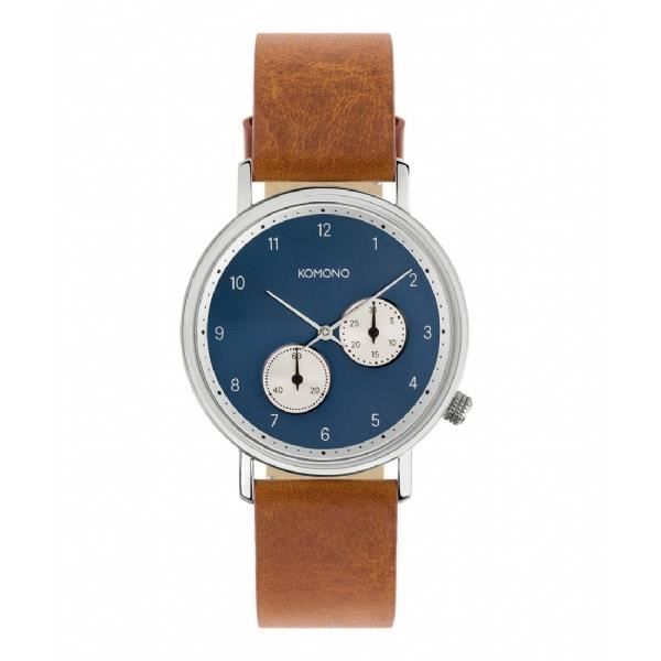 KOMONO Montre homme Walther Crafted Cognac Achat vente