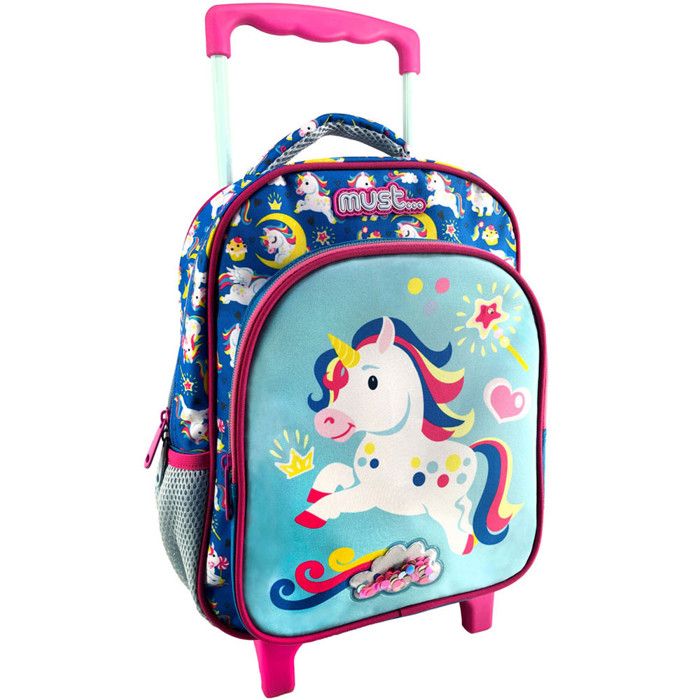 Sac à dos à roulettes Licorne Must 31 CM Trolley Maternelle