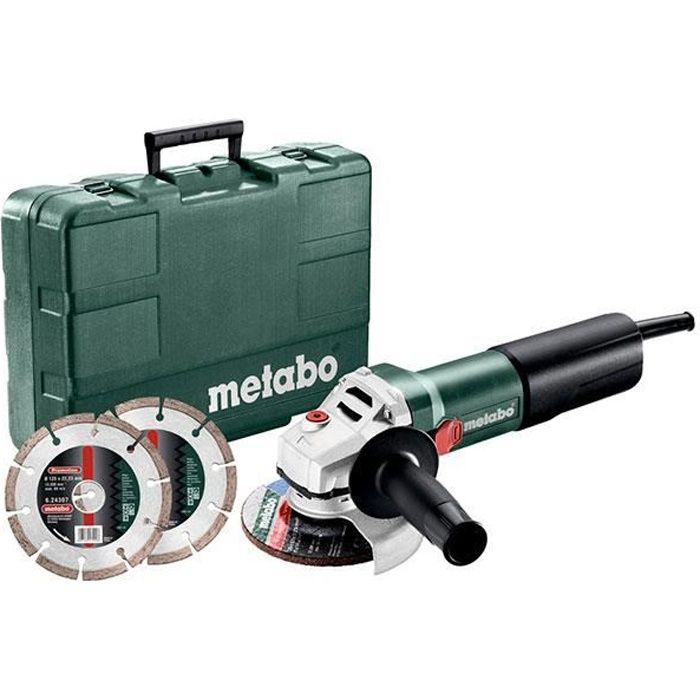 METABO Meuleuse 125mm WEQ 1400 125 SET 600347510 - vue 2