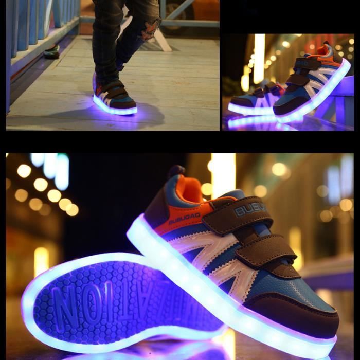 chaussures avec lumiere garcon