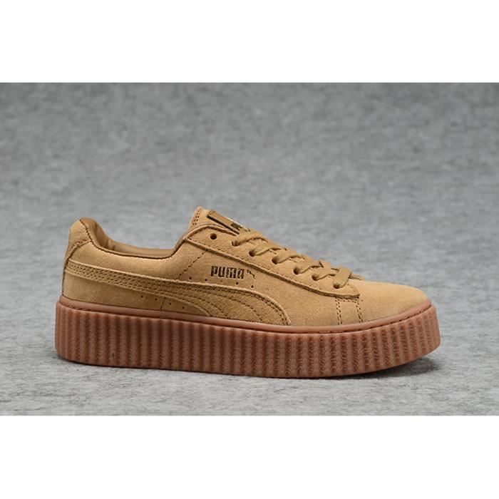 puma suede femme creepers