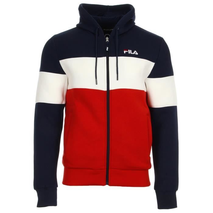 pull fila bleu blanc rouge