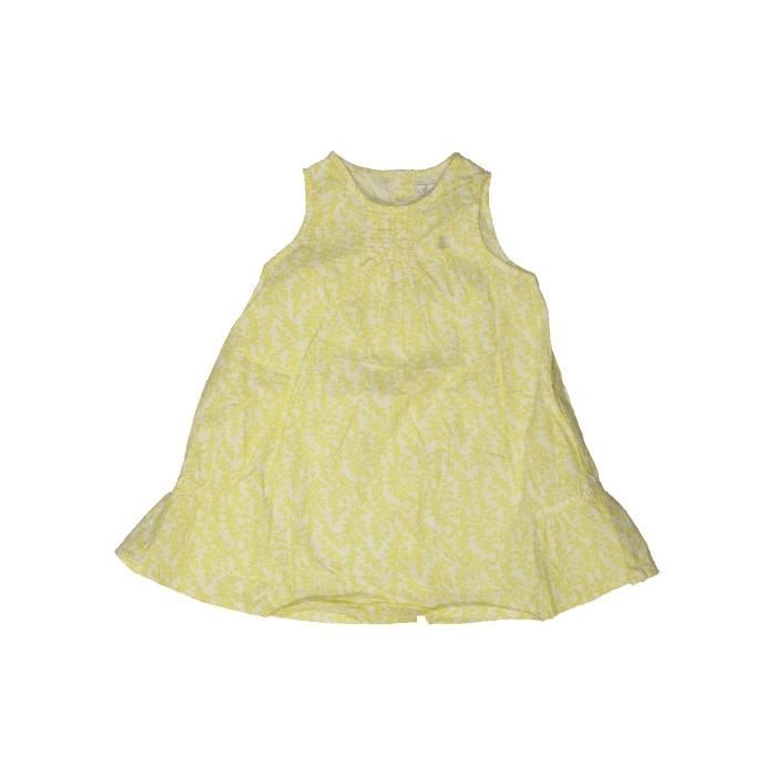 Robe Bebe Fille Okaidi 12 Mois Vert Ete 1453 Bleu Cdiscount Pret A Porter