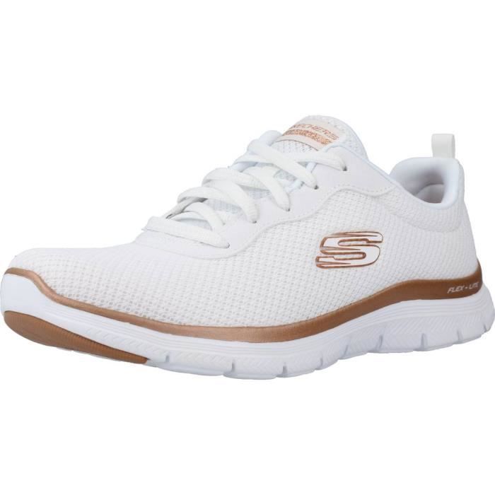 Skechers Chaussures - SKECHERS - FLEX APPEAL 4.0 BRILLIANT V - Blanc - Confort optimal - Style moderne