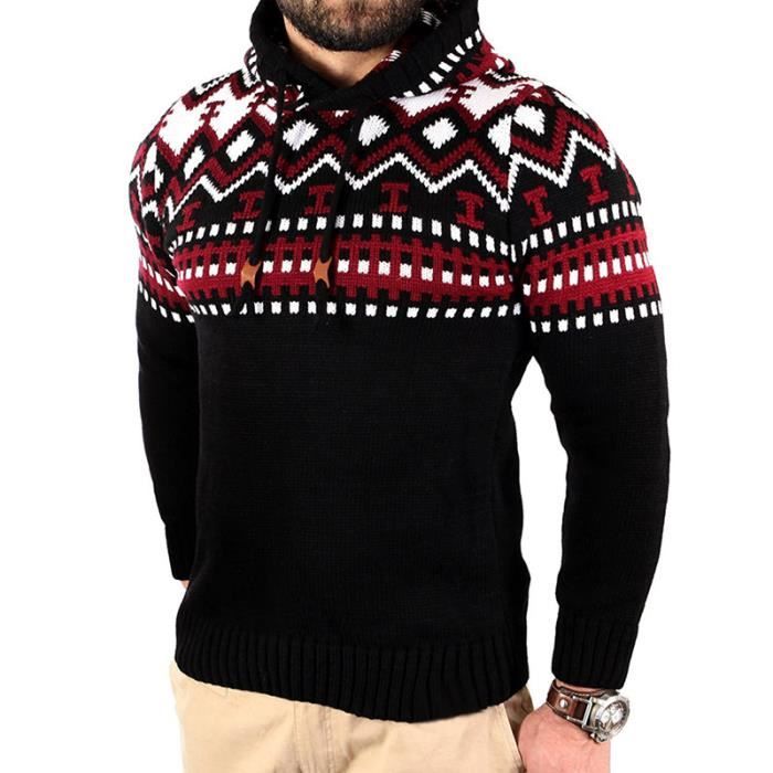 Pull jacquard homme vintage deals