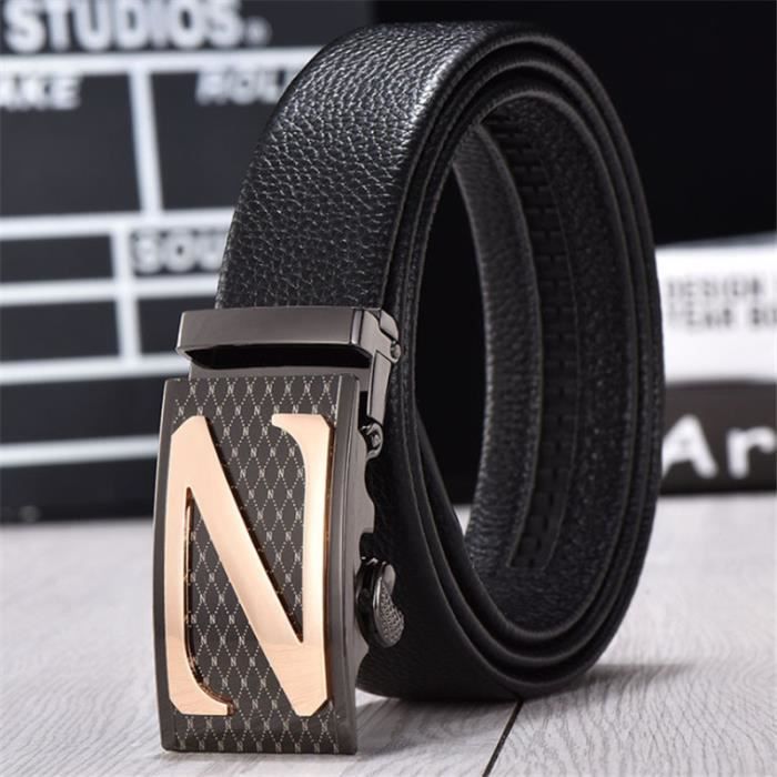 Hommes robe de ceinture en cuir véritable Exact Fit Automatique Boucle Cliquet Ceinture Hommes robe de ceinture en cuir véritable Exact Fit Automatique Boucle Cliquet Ceinture