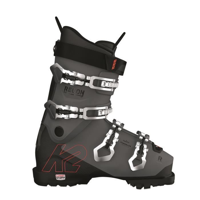 chaussures de ski k2 recon rx gripwalk noir chrome homme