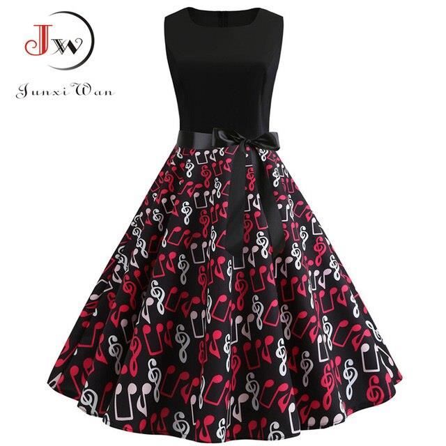Robe Rétro Années 50 En Maille à Pois - Coupe Papillon, Manches Courtes, Fermeture éclair, Taille S, Style Vintage