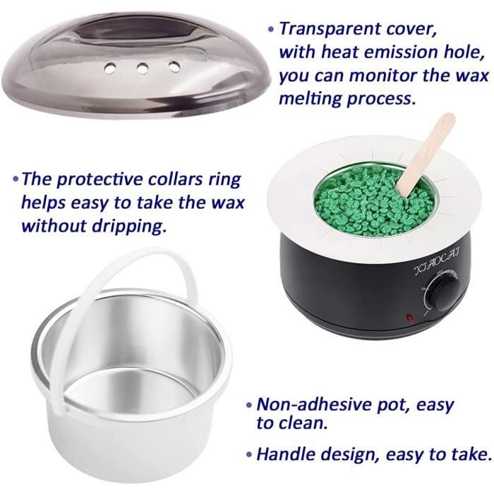 Chauffe Cire Epilation Professionnelle, Kit Épilation Cire compris