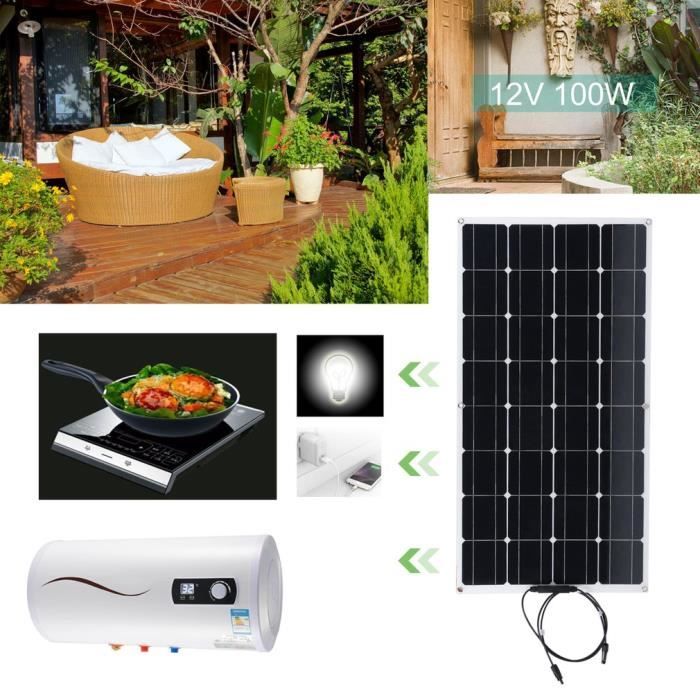 Panneau Solaire Flexible à Haute Efficacité 100W pour Maison - Chine Panneau solaire 100W souple et flexible, Module SOLAIRE PANNEAU SOLAIRE