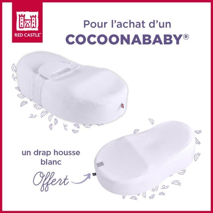 Matelas bébé modèle cocoonababy - RED CASTLE - Blanc - Déhoussable - Mixte - A partir de 0 mois - Naissance