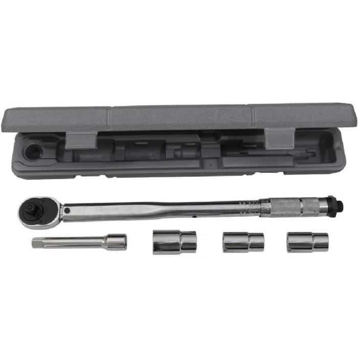 Clé Dynamométrique 1/2 Pouce - 42-210 Nm (4-21,4 M.kg) Avec étui