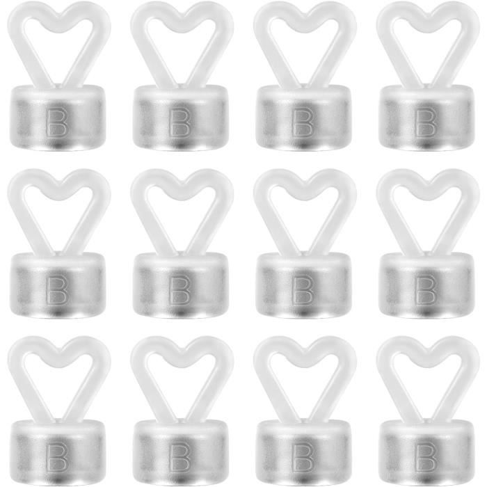 Poids Magnétiques Pour Ballons Hélium - Lot De 12, Réutilisables, Pour Fêtes Et Mariages