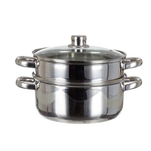 Prima Euro Cuiseur Vapeur 3 étages Avec Couvercle En Verre