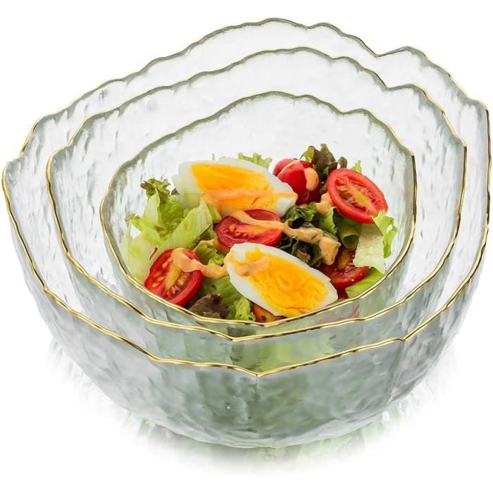 Set Simply Designz - Assiette 11" + 3 Bols à Noix 5" - Émail Bordeaux - Occasion