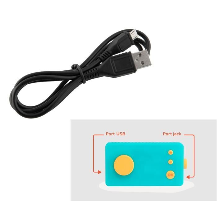 Câble USB synchronisation pour Lunii, ma Fabrique à Histoires - première génération - Straße Tech ®