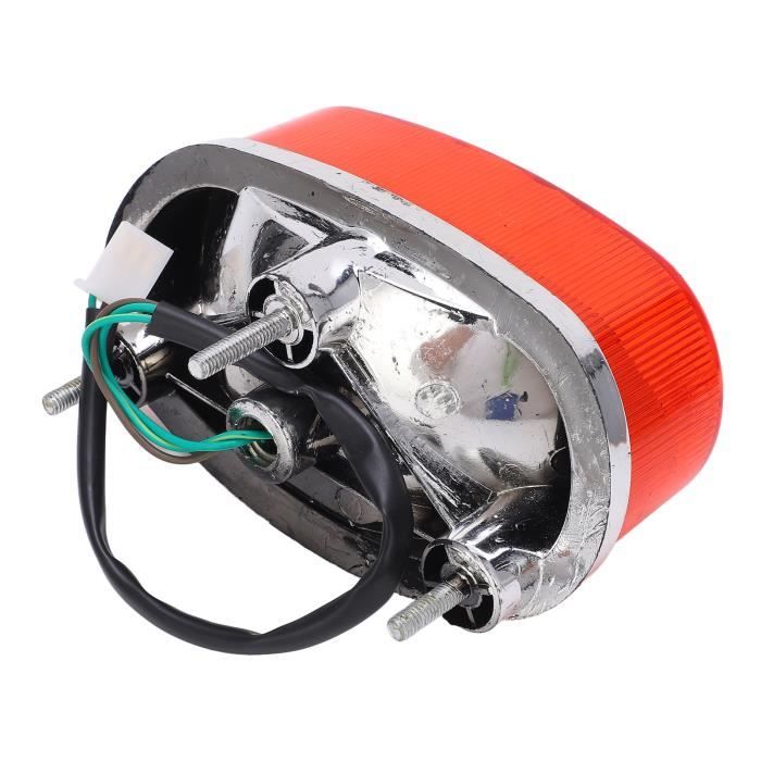 Feu Arrière LED Universel Pour Moto, Quad, Dirt Bike - 12-15V - 3 Points Fixation - Étanche - EVGATSAUTO - 10