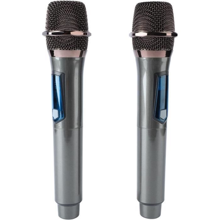 Micro Sans Fil UHF Double W60, Système Dynamique Avec Récepteur, Neuf