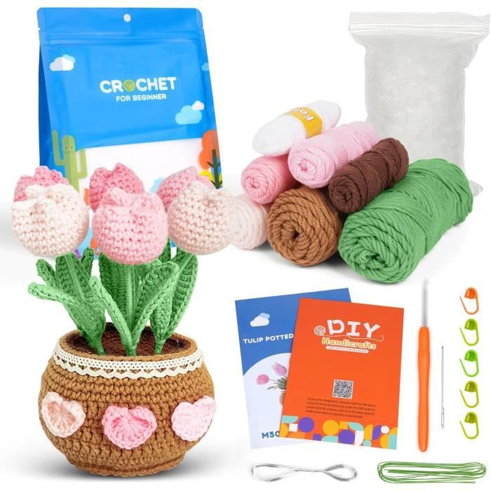 Kits de Crochet Créatifs d'Animaux pour débutants