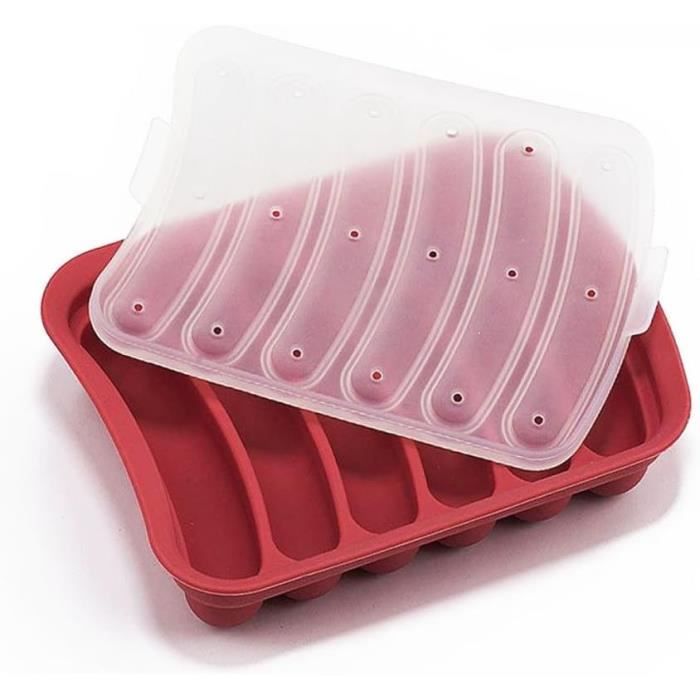 Moule à Pain Hamburger Silicone 6 Cavités - Réutilisable, Lavable Au Lave-vaisselle, Pour Des Buns Maison Parfaits