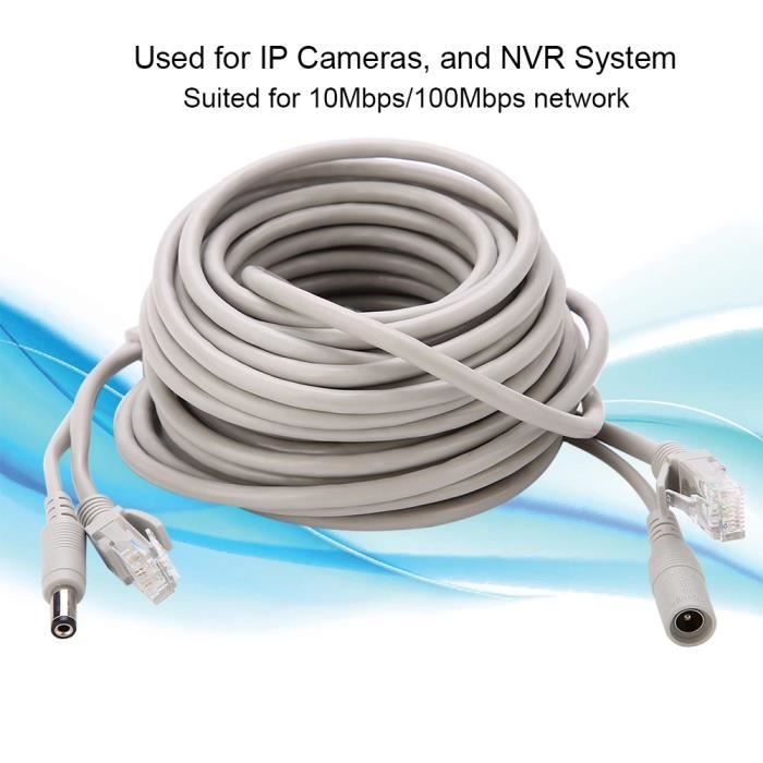 Câble Informatique Câble Ethernet RJ45+DC VBESTLIFE - Câble Cat 5 et rallonge d ...