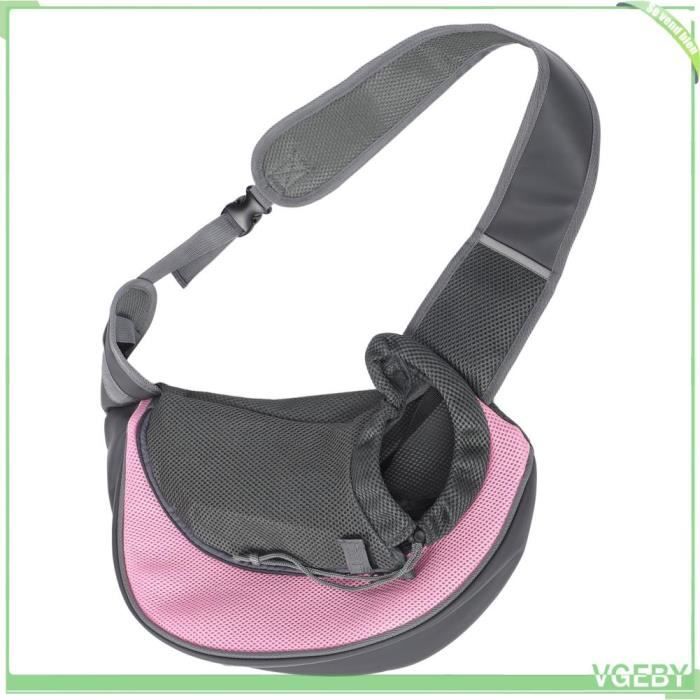 Comparer les prix de VGEBY Pet Dog Sling Carrier Sac Bandoulière Réglable pour Chien Chat Respirant