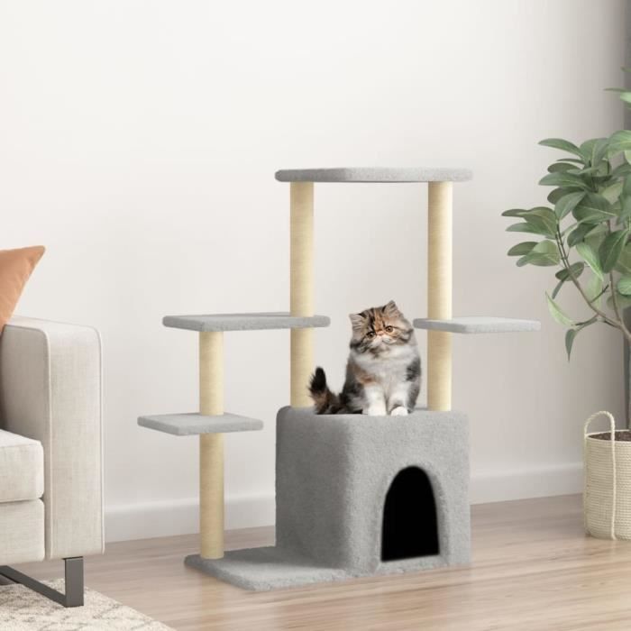vidaXL Arbre à chat avec griffoirs 97 5 cm