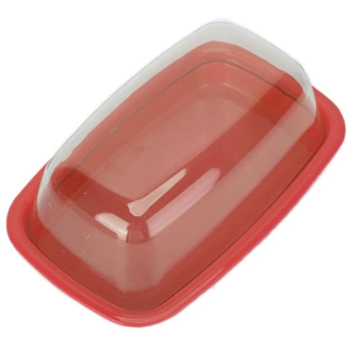 Boîte à Beurre Ibili Bordeaux – Acier émaillé Vitrifié – 17 X 12 X 6 Cm – Compatible Tous Feux (vitrocéramique, Gaz, électrique)