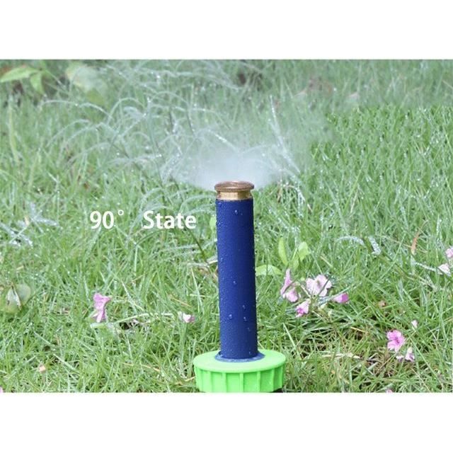 Kit De 4 Arroseurs De Jardin 360° Réglables – Arrosage Automatique Pelouse, Potager – Installation Facile, Piquets Stables – Économie D’eau, Durable En Plastique PP