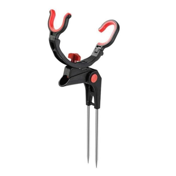 Support Canne à Pêche Réglable 360° – Pique Au Sol En Inox, Stable Et Robuste, Pour Pêche En Bordure