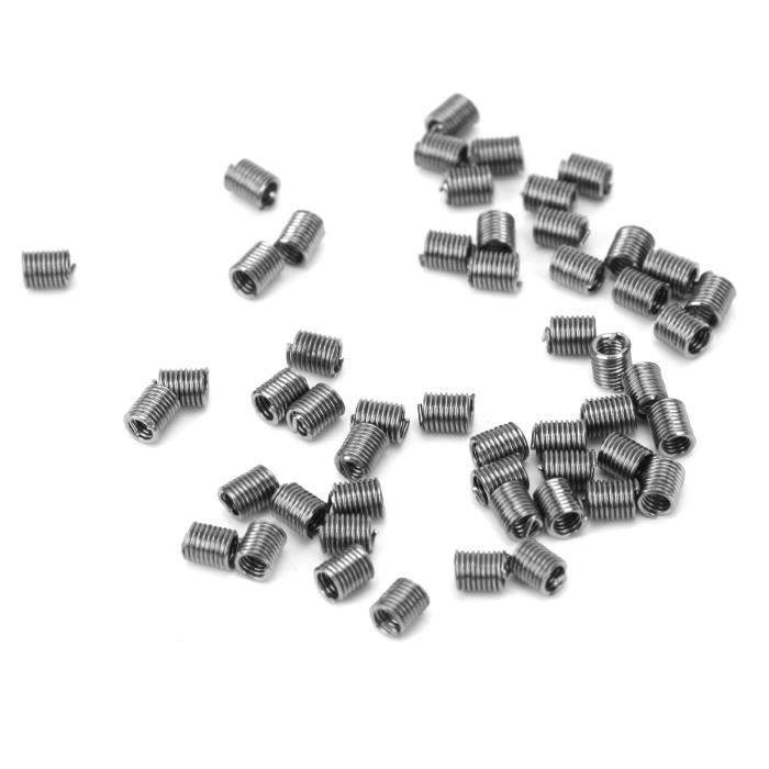 50 Inserts Filetés Hélicoïdaux – 10-32 UNF, 1D, Réparation De Filetage, Uxcell