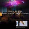 Lampe Projecteur d'Etoiles LED Lumière Veilleuse Rotative Projecteuret avec Haut-parleur Bluetooth pour Enfant Adulte Cadeau --1