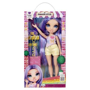 Poupée Violet Rainbow High avec licorne et slime Mga : King Jouet