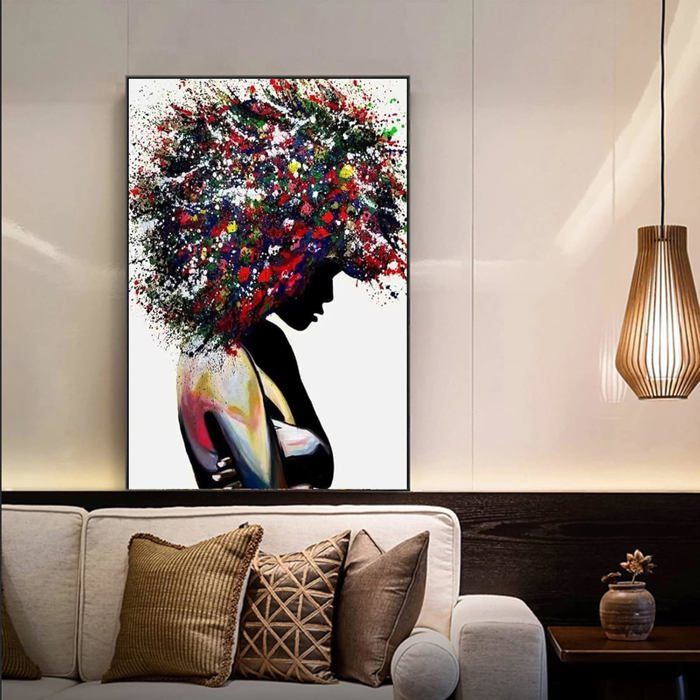 Tableau sur toile Femme - Lanselle mobilier