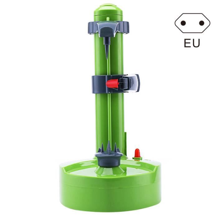 Éplucheur Rotatif Manuel Pommes & Légumes – Épluchage Spirale Rapide Bleu, Sans Gaspillage