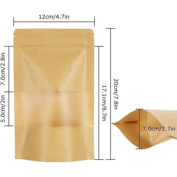 Lot De 5000 Sacs Transparents Avec Fermeture à Glissière - 2x2 Pouces, 2 Mil - Poly, Neuf