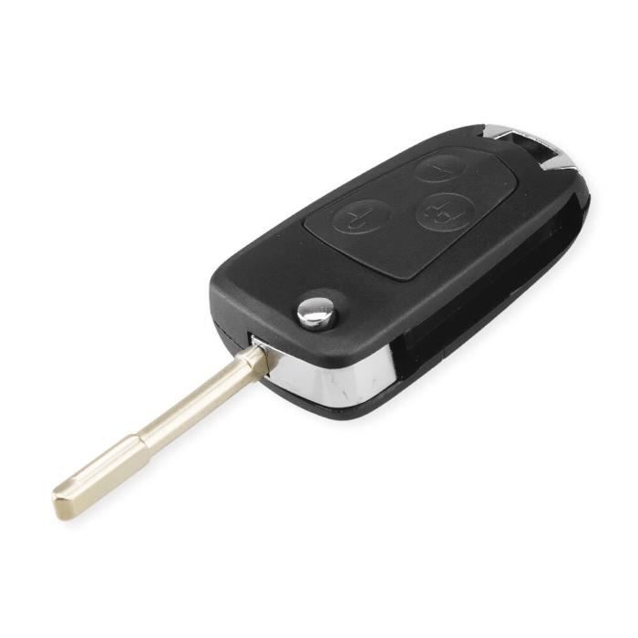 Coque de clé à distance à 2/3 boutons, coque de clé de voiture à rabat,  accessoires de voiture, couvercle de télécommande pour Ford Focus Fi.C. -  AliExpress