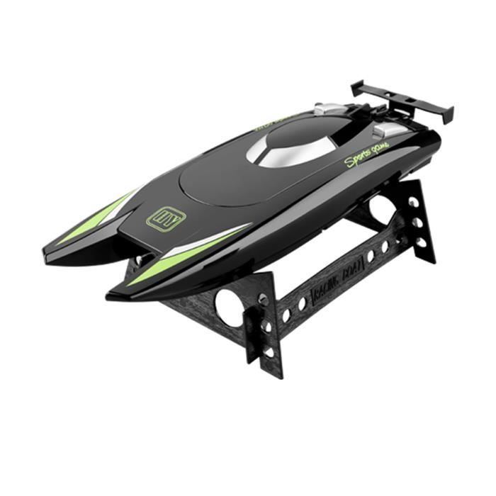 Bateau Télécommandé Enfant étanche Avec LEDs - RC 2,4 GHz, Détection D'eau, Batterie Rechargeable, Pour Piscine Et Bain