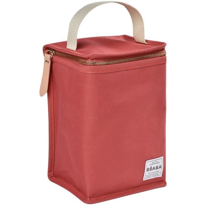 BEABA, Pochette repas bébé, isotherme, terracota - Cdiscount