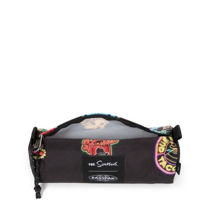 Trousse - Eastpak - Noir - Scolaire - Ronde - 20,5 x 6 cm - Bon plan