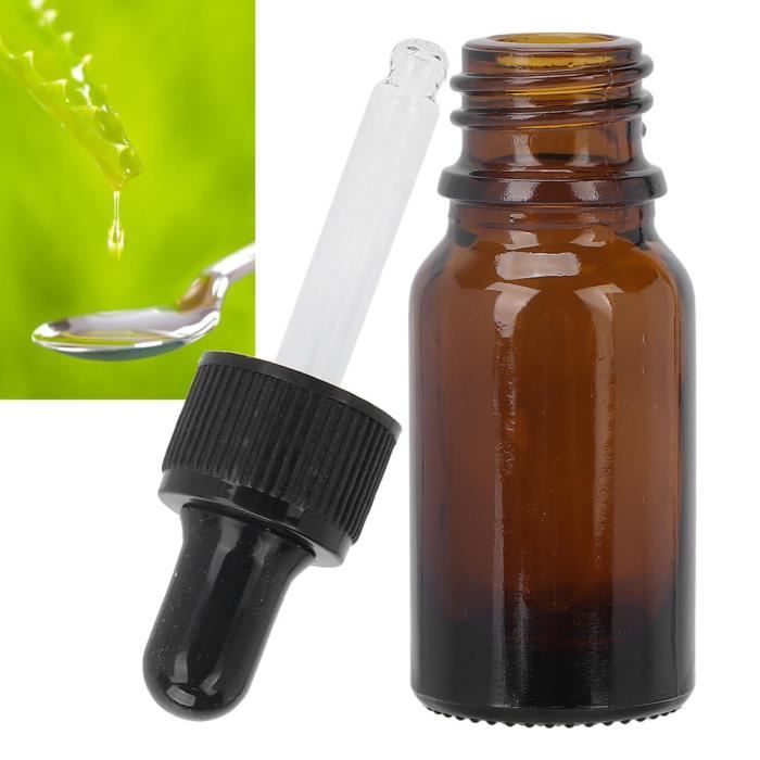 ESTINK flacon compte-gouttes d'huile essentielle Bouteille d'huile  essentielle vide rechargeable, accessoire de bouteille de