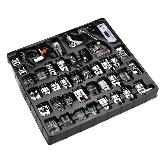 Pied-de-biche Double Aiguille CKPSMS Pour Singer 112W & JUKI LH-512 Avec Guide