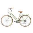 Vélo de ville BIKESTAR pour femmes - 28 pouces - 7 vitesses Shimano - Menthe-2