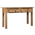 Table Console Extensible Table D Appoint Table D Entree Contemporain 100x40x73 Cm Pin Massif Assortiment Panama Achat Vente Console Extensible Table Console Extensible Cdiscount