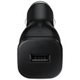 Samsung Chargeur allume-cigare rapide Noir aveccâble Mirco USB-2