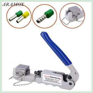 Pince à Sertir Manuelle Pour Connecteurs F Et BNC - Pour Câbles Coaxiaux RG6, RG58, RG59, RG62